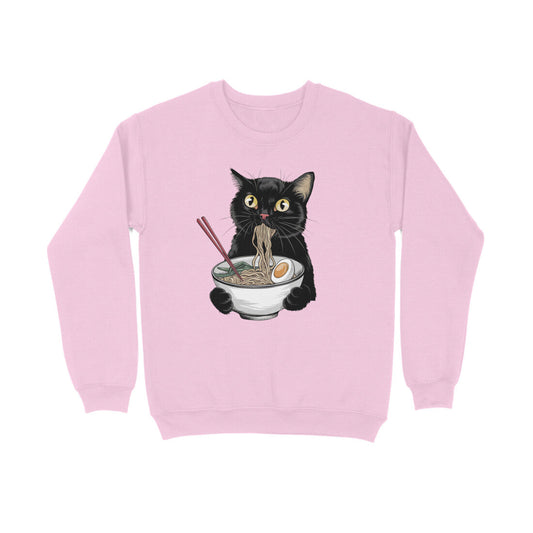 Cat Eating Ramen Sweatshirt