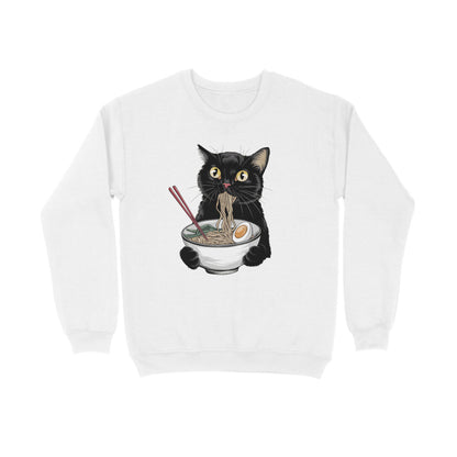 Cat Eating Ramen Sweatshirt