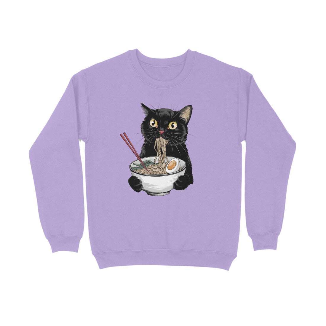 Cat Eating Ramen Sweatshirt