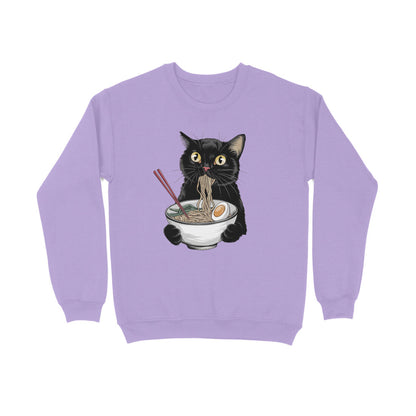 Cat Eating Ramen Sweatshirt